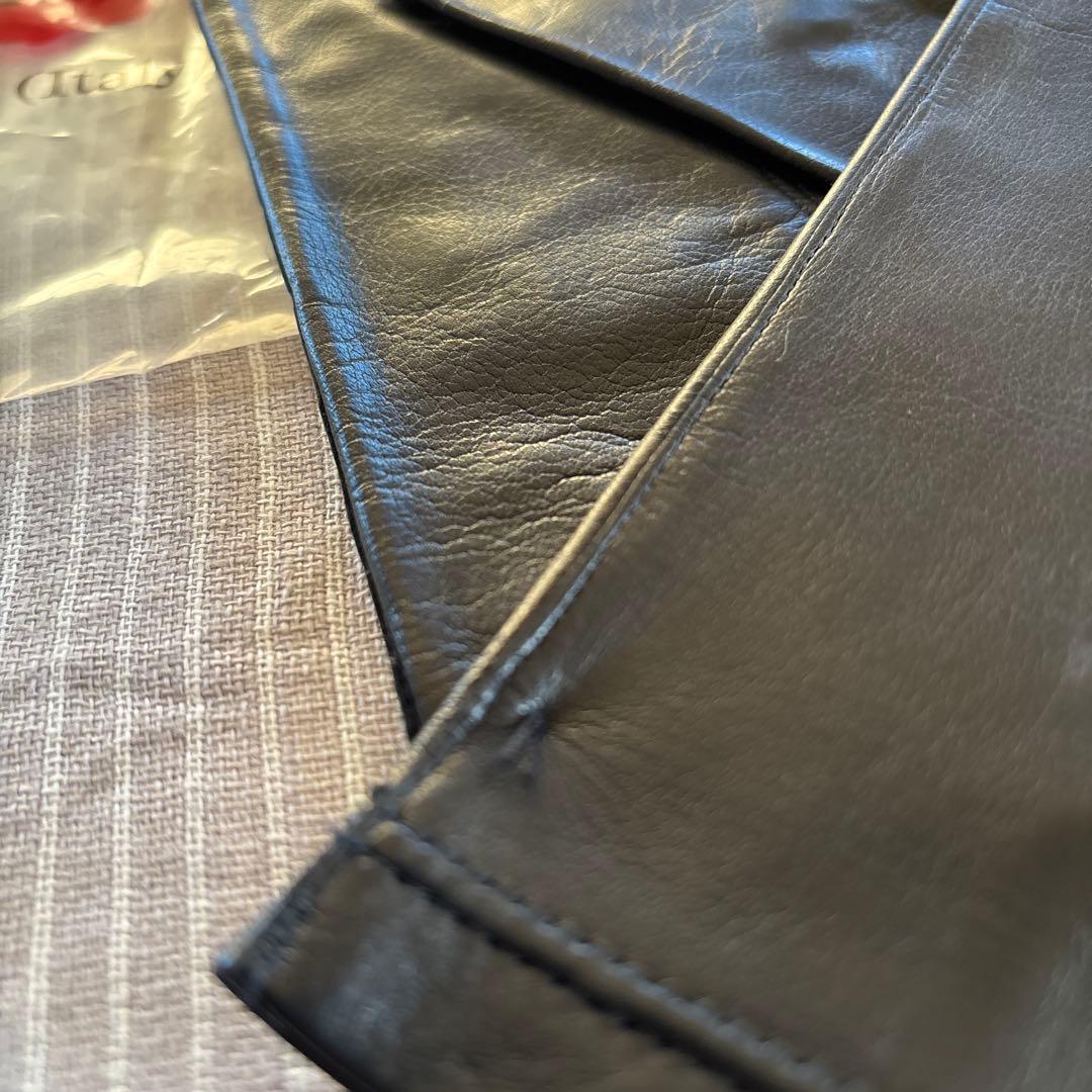 フィレンツェ　Madova Glovesの黒メンズレザー手袋