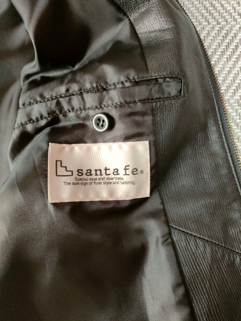 黒のレザージャケット　　　　羊本革