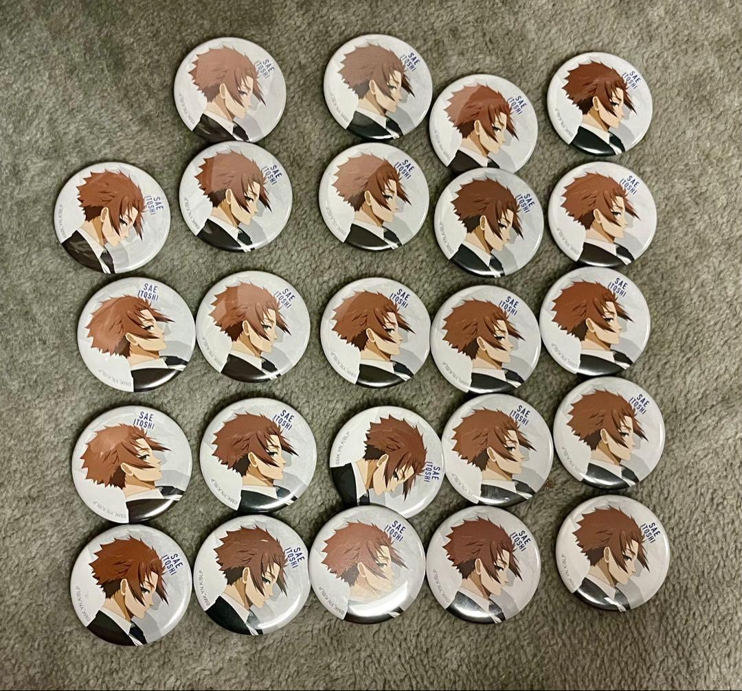 ブルーロック 糸師冴 ベースヤード缶バッジ 24個