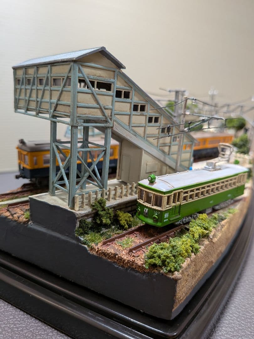 No.63鉄道Nゲージジオラマ車両、バス、車付き