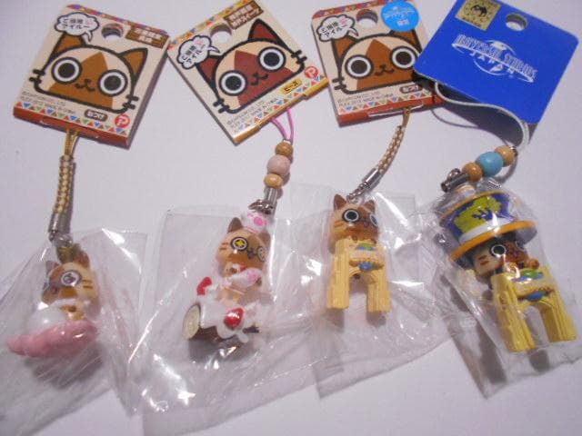 モンハン アイルー 根付 ストラップ 40点セット