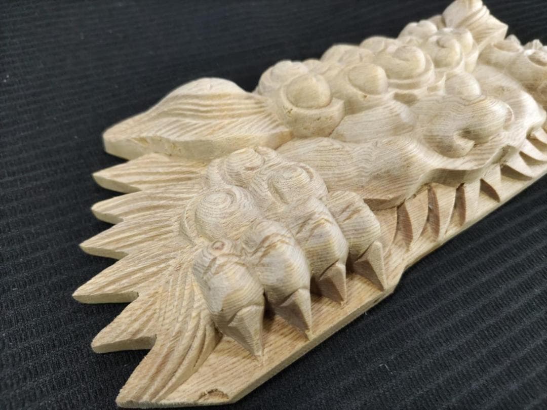 ★☆【獅子噛み】幅30ｃｍ　魔除け！お祭り、山車、神輿　だんぢり彫刻部材