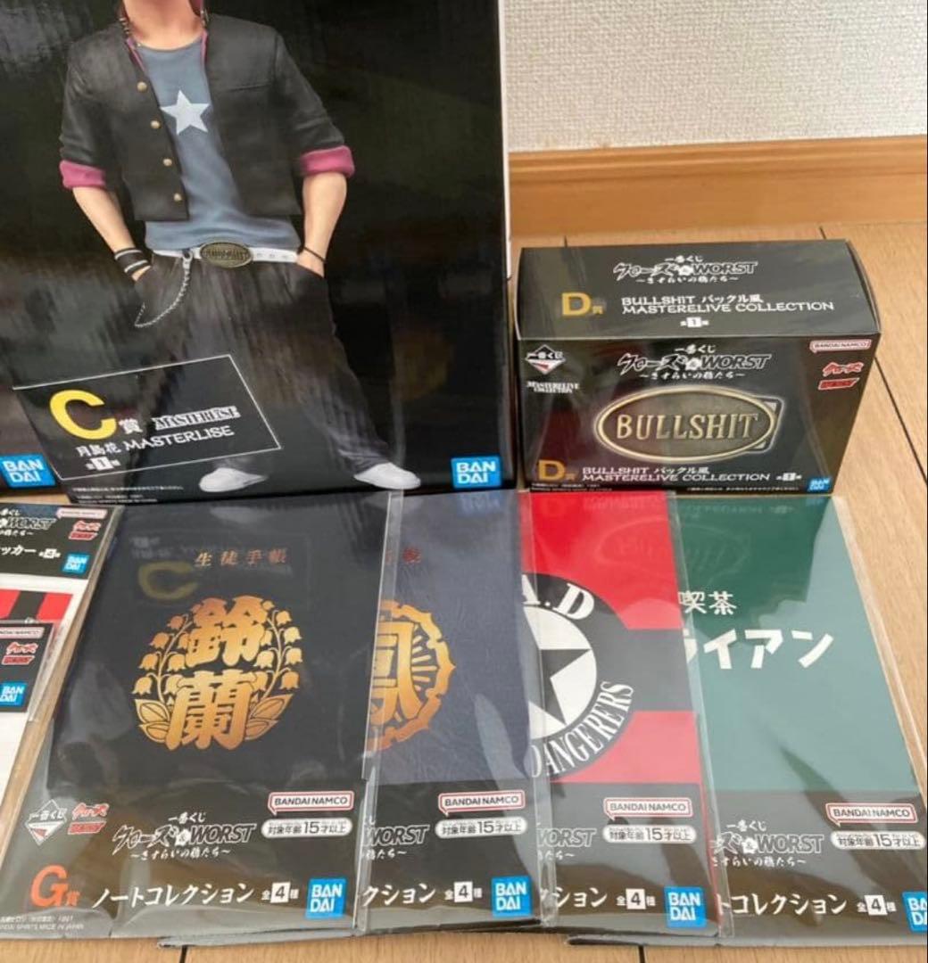 一番くじ クローズ＆WORST ～さすらいの鴉たち～ フィギュアコンプリート