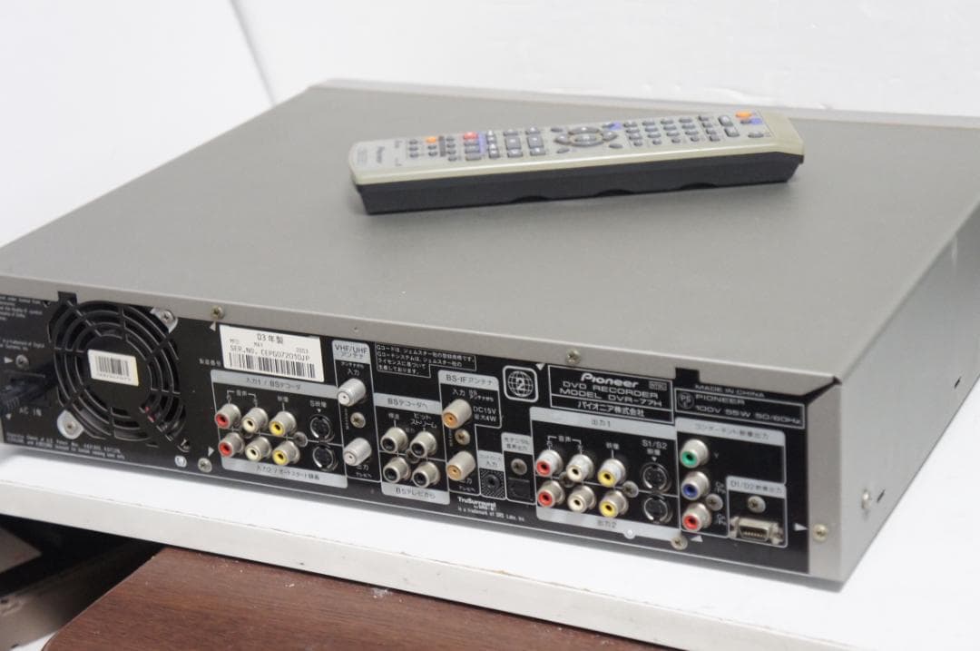 HDD/DVDレコーダー DVR-77H パイオニア　MiniDV 529
