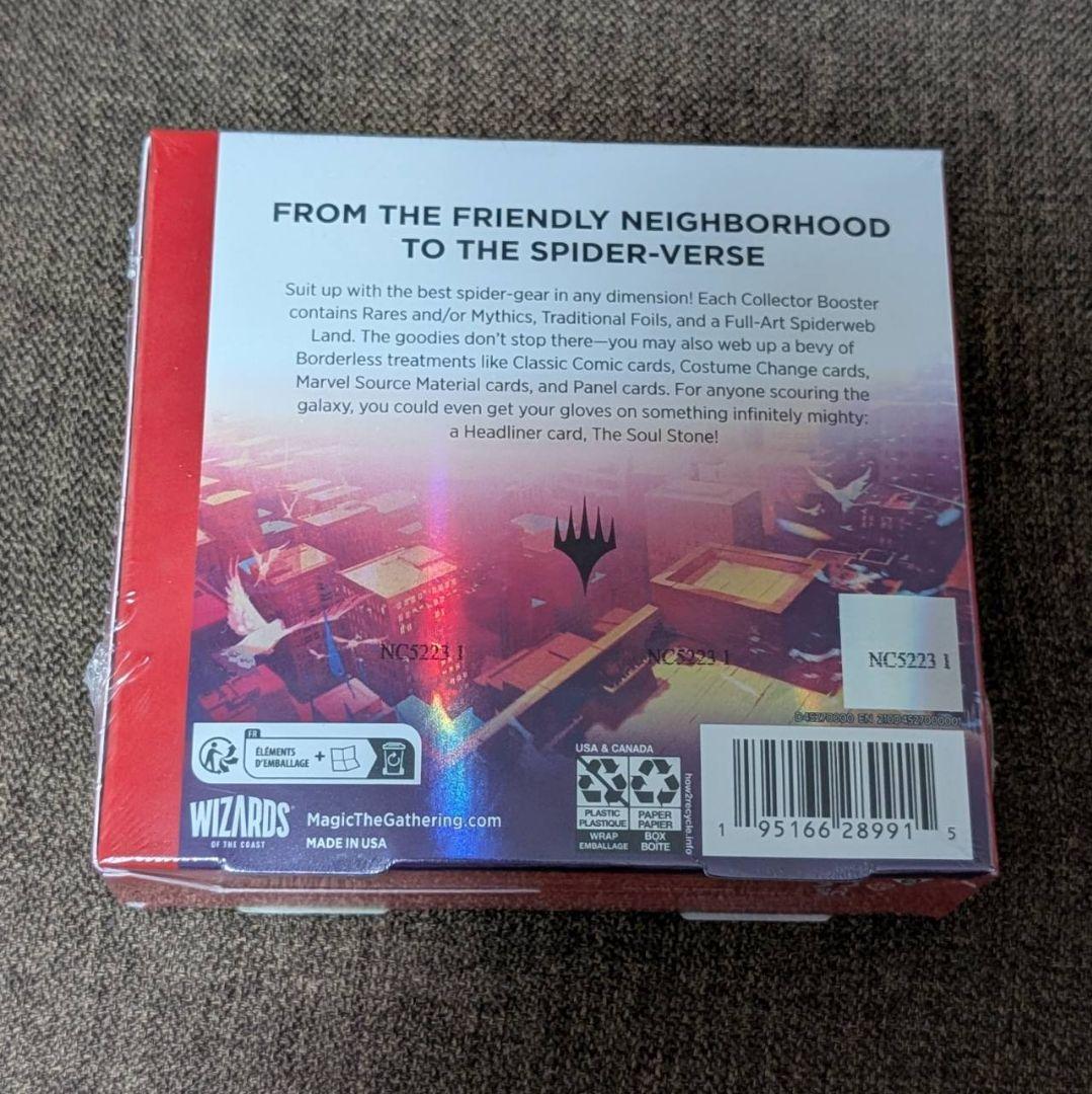 スパイダーマン コレクターブースター 英語版 シュリンク付き 1box
