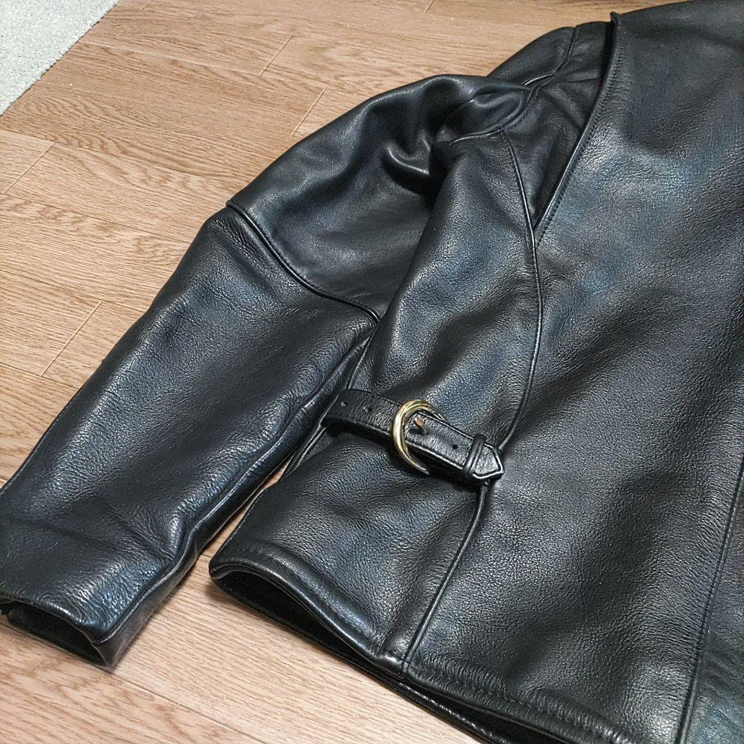 【40サイズ】VANSON シングルライダース　レザージャケット