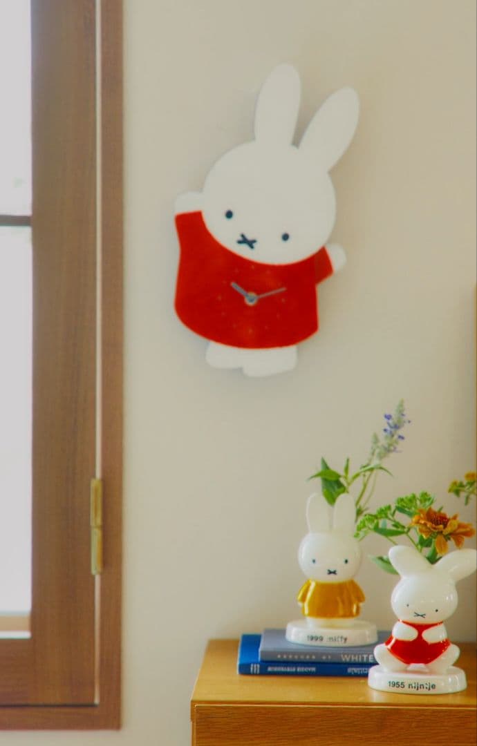 studioCLIP 手振り壁掛け時計[Dick Brunaコラボ]　ミッフィー