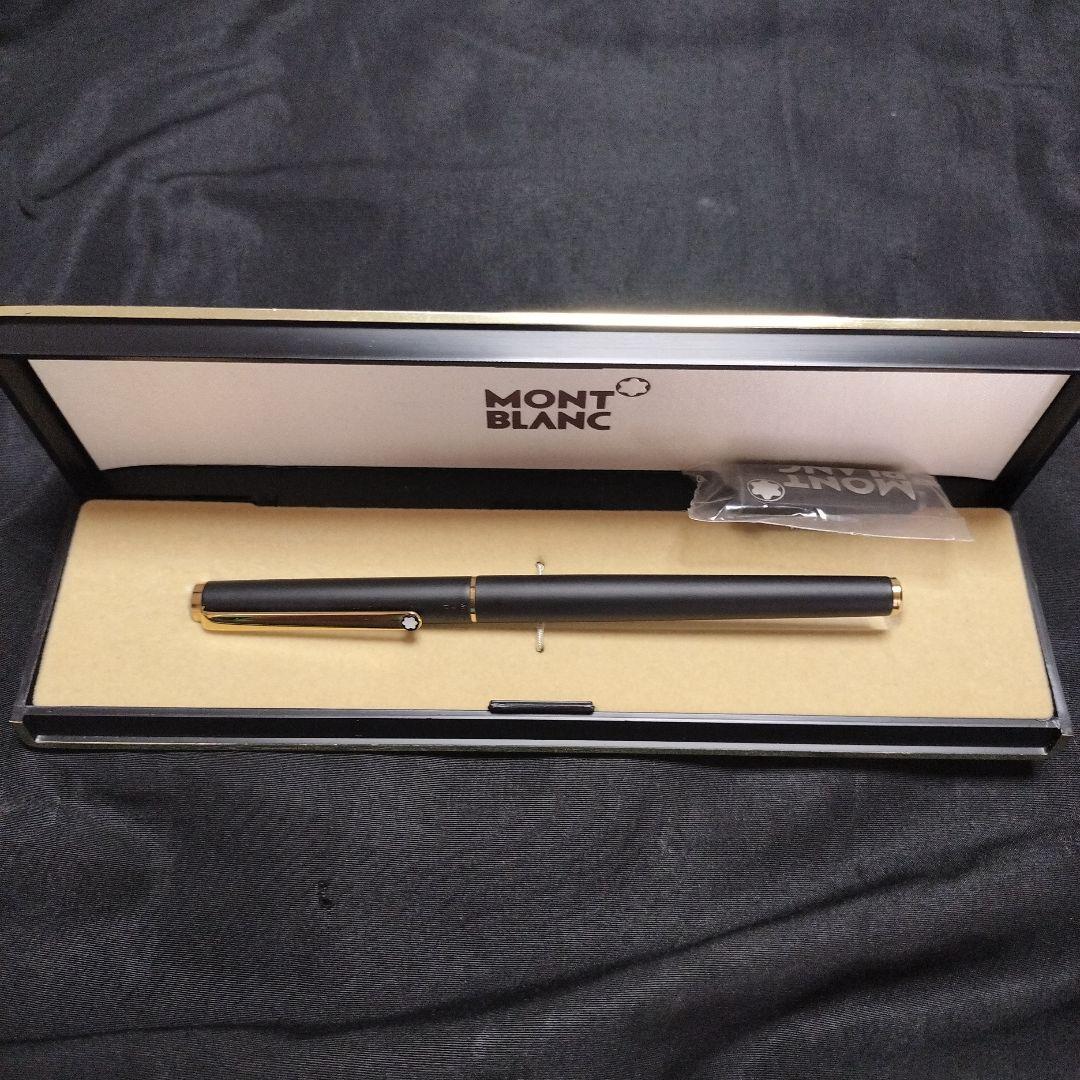 MONT BLANC ブラック 万年筆 インクカートリッジ付き