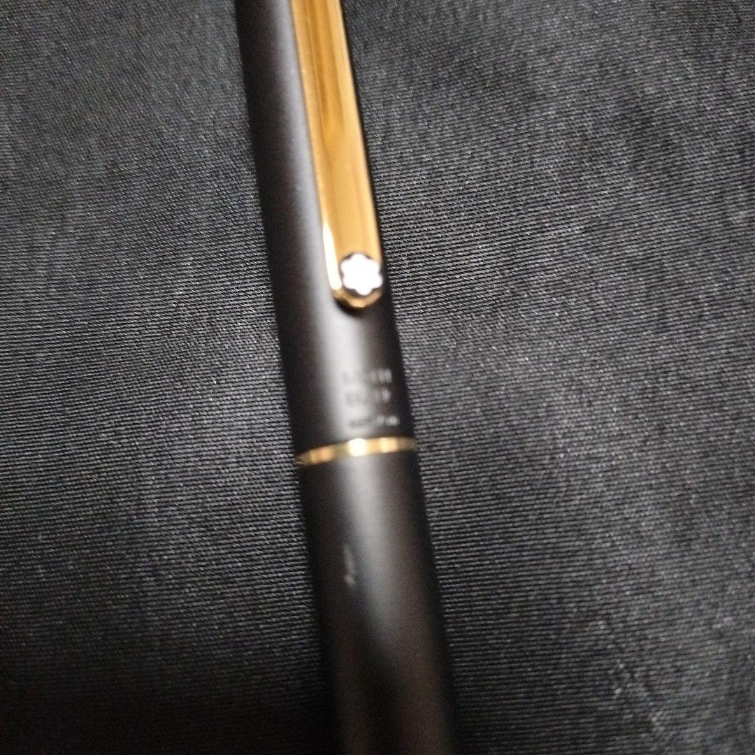 MONT BLANC ブラック 万年筆 インクカートリッジ付き