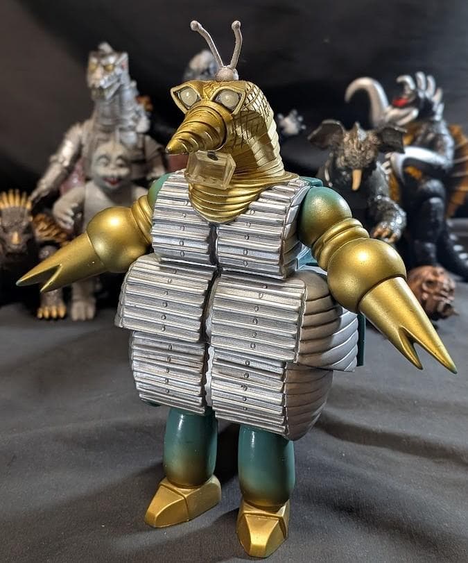 昭和ゴジラ・ミニラ・バラゴン・モゲラ・メカゴジラ他（バンダイ）ソフビ９体セット