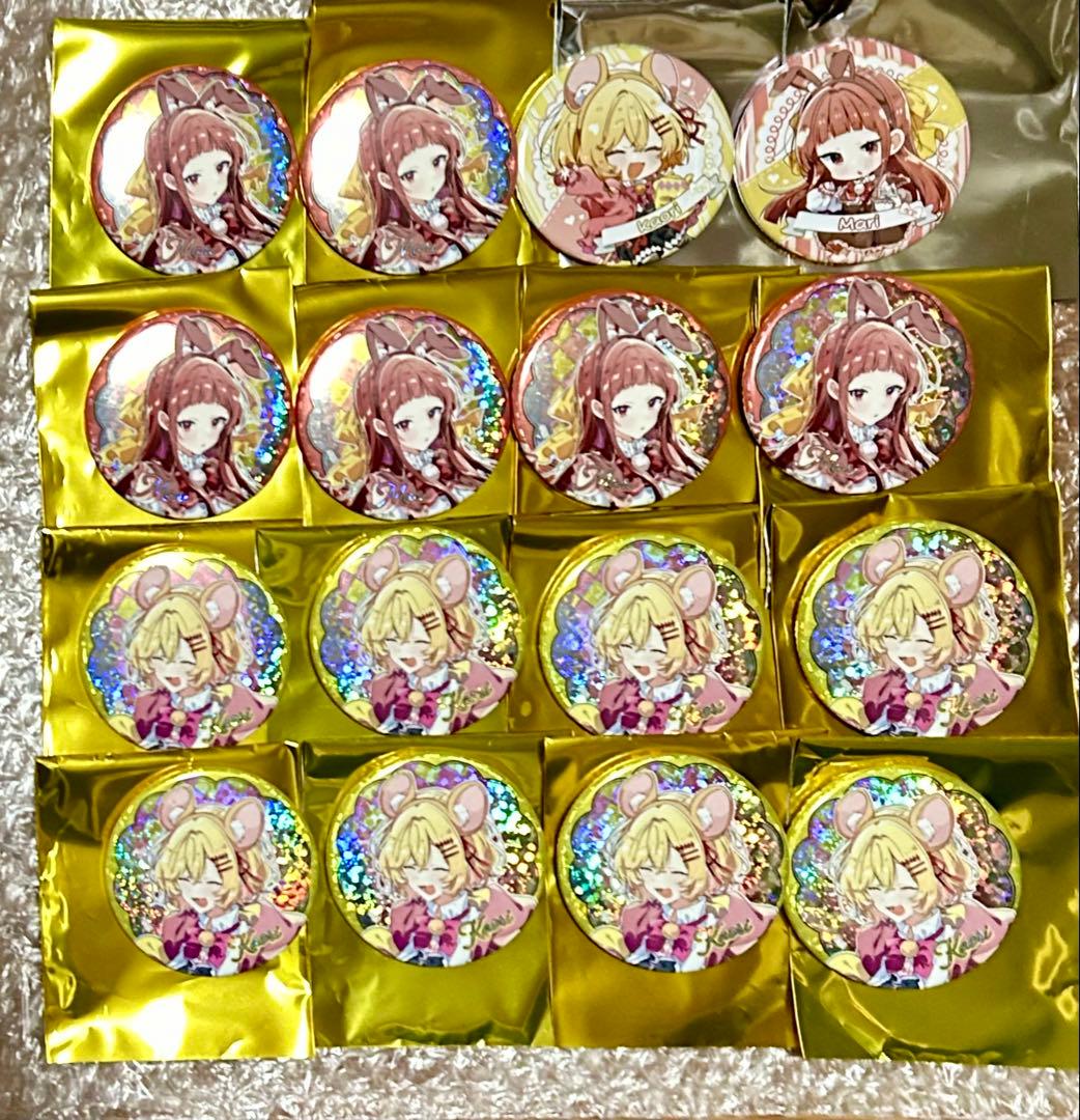 ささやくように恋を唄う アトレ 缶バッジ 香織真理 ささ恋アトレ 竹嶋えく