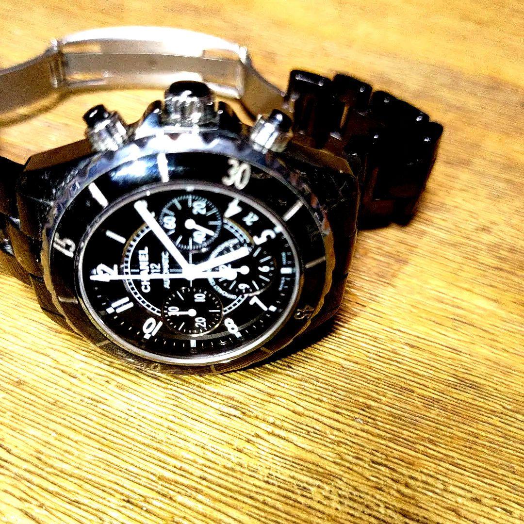 シャネル CHANEL J12 41mm クロノグラフ H0940 腕時計