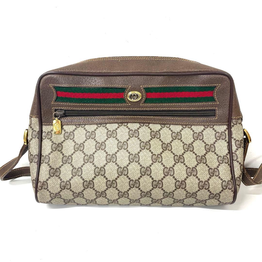 【TK】GUCCI グッチ オールドグッチ シェリーライン ショルダーバッグ