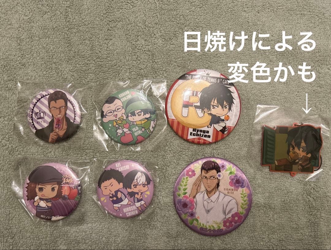 テニスの王子様　クリアファイル　缶バッジ　まとめ売り
