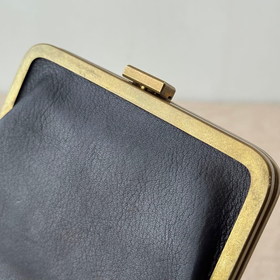 as couture アズ・クチュール 真鍮口金財布 Middle がま口財布