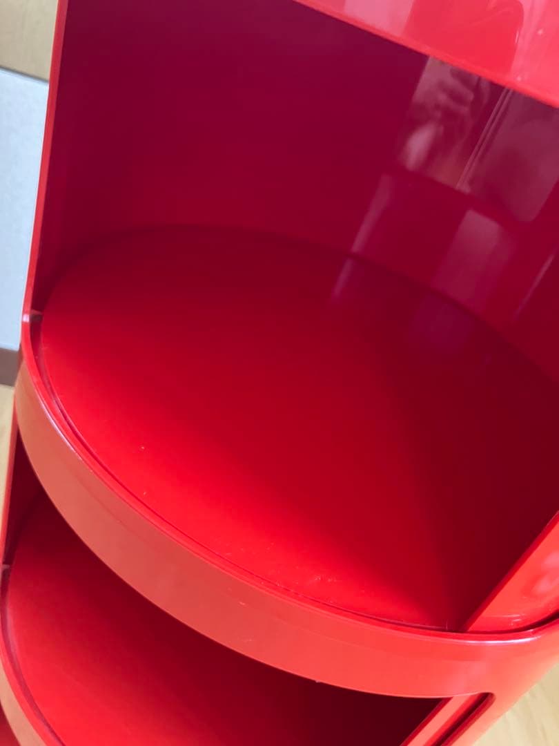 【美品】Kartell カルテル社　コンポニビリ3段 レッド