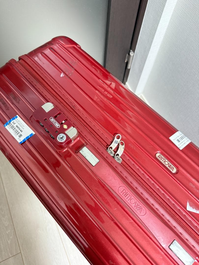 早い者勝ち リモワ キャリーケース赤 LLサイズ（RIMOWA）