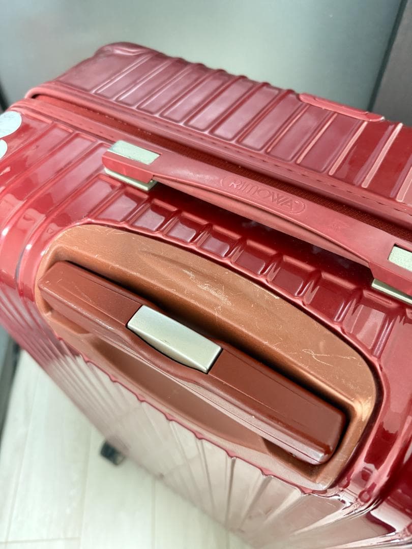 早い者勝ち リモワ キャリーケース赤 LLサイズ（RIMOWA）