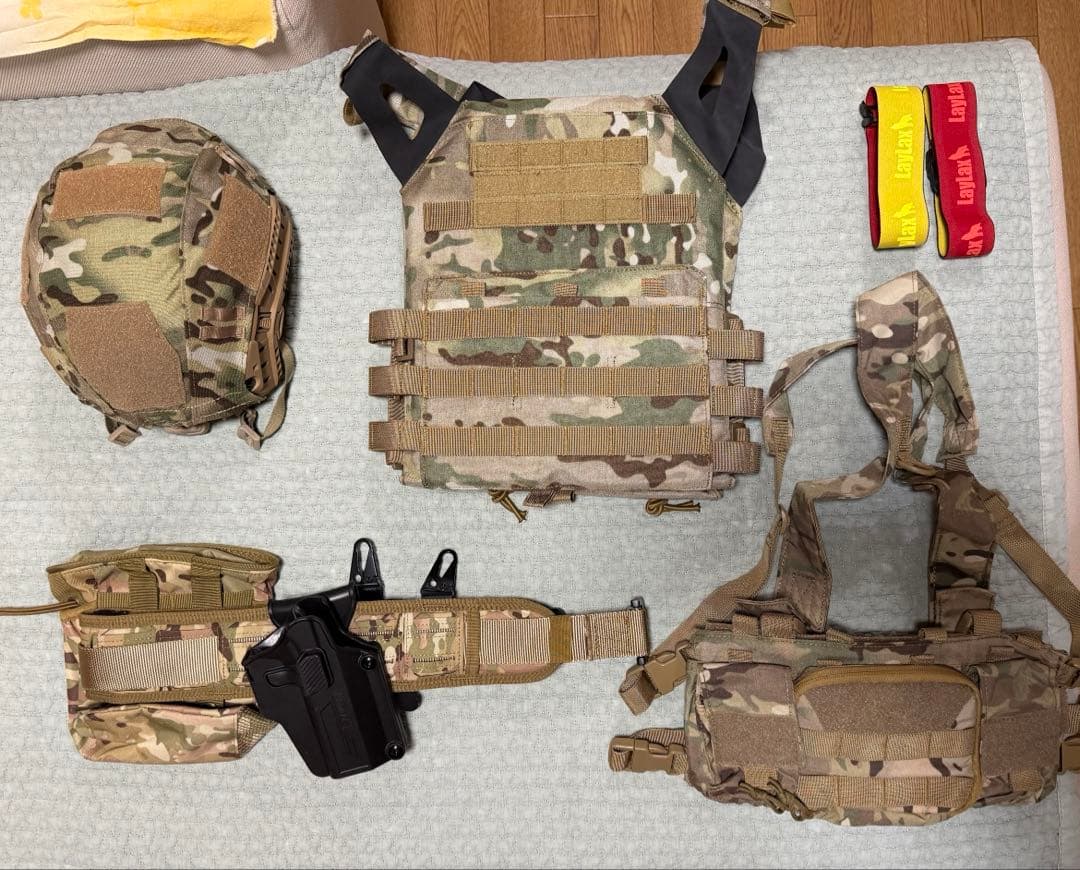 【まとめ売り】サバゲー装備一式 マルチカム迷彩