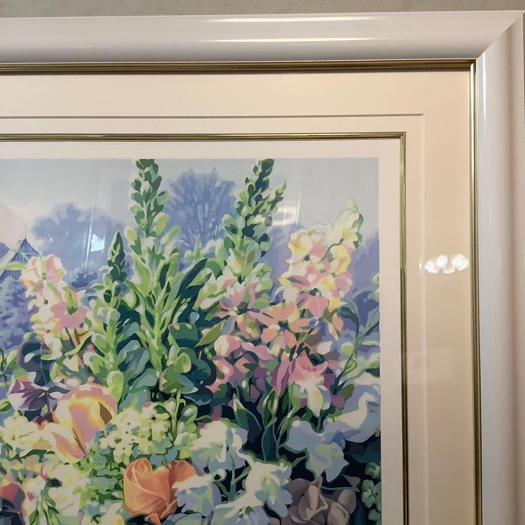 笹倉鉄平　ブルーメンス　シルクスクリーン　版画