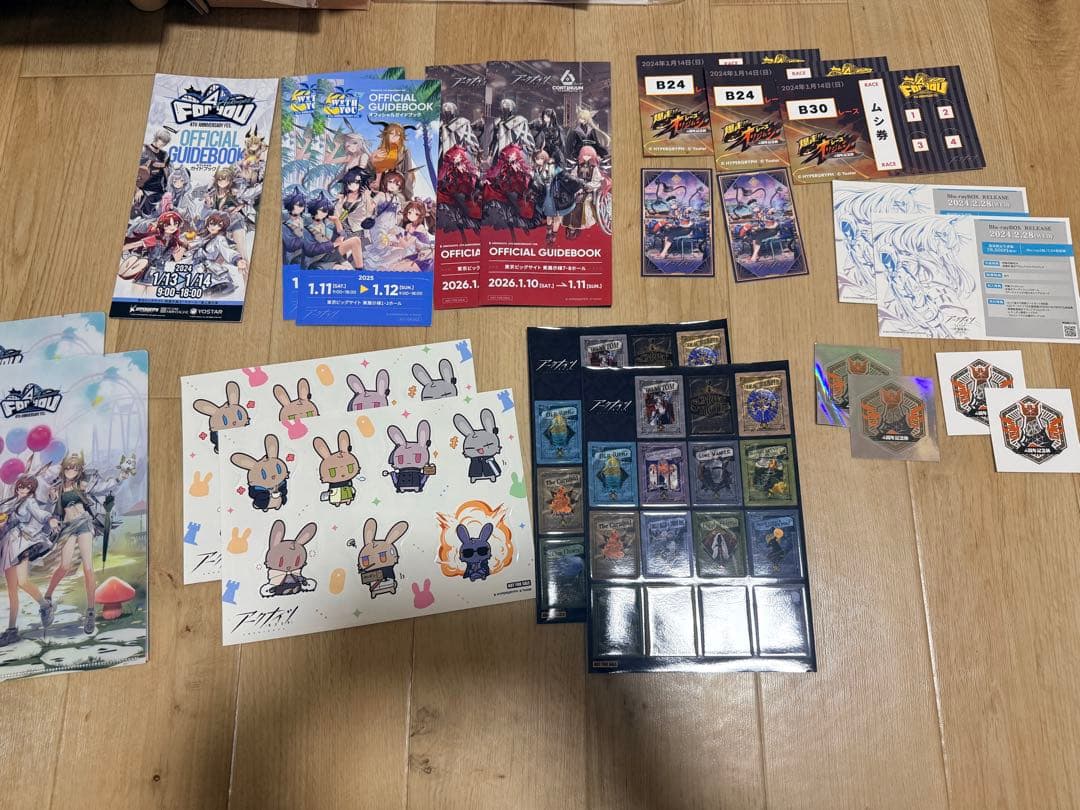 アークナイツ フェス 2024-2026ノベルティセット3年×2人分　値下げ可