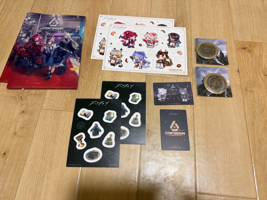 アークナイツ フェス 2024-2026ノベルティセット3年×2人分