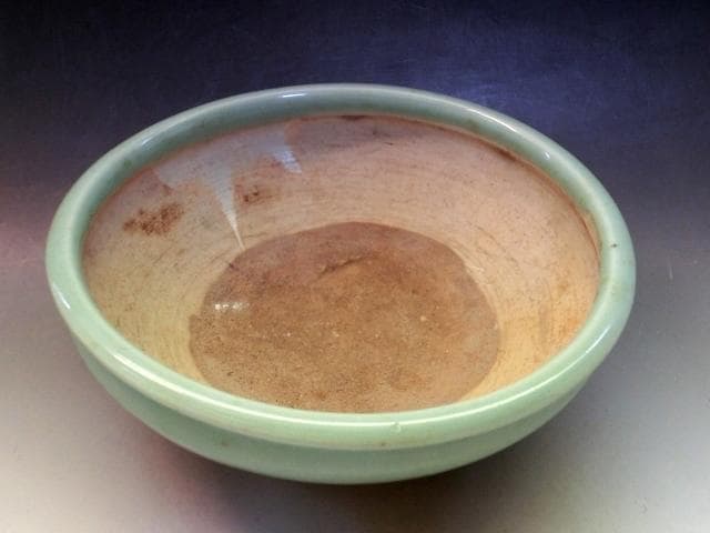 鉢■青磁の鉢 三つ足 灰器 平鉢 古玩 唐物 中国 古美術 時代物 骨董品■