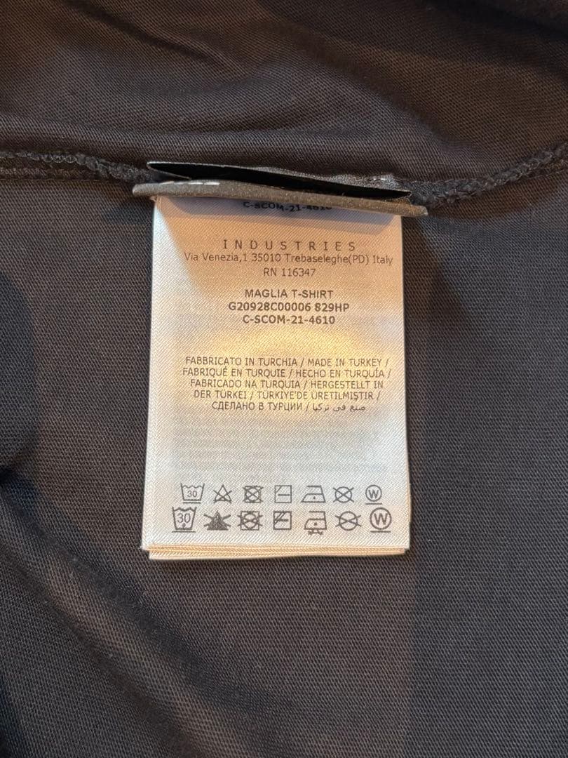【美品】モンクレール MAGLILA ロゴTシャツ 黒 国内正規品