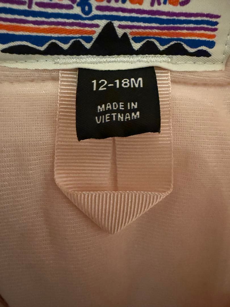 【ゆり】パタゴニア　ジャンプスーツ　12-18M ピンク