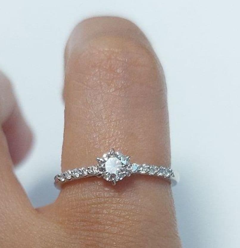 最終価格　ダイヤモンドリング　6.5号