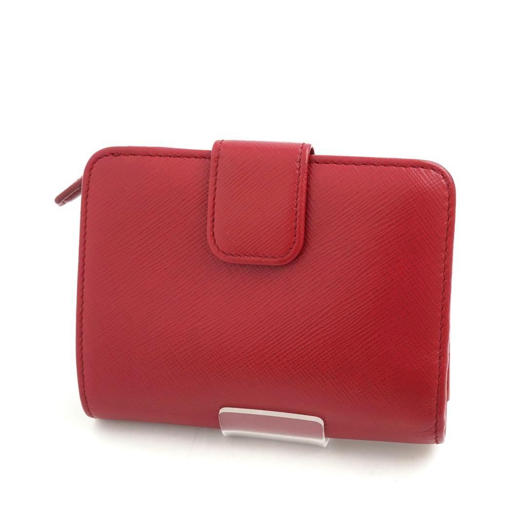 ✨新品未使用✨　PRADA ミニ財布　サフィアーノ　アイコン　二つ折り