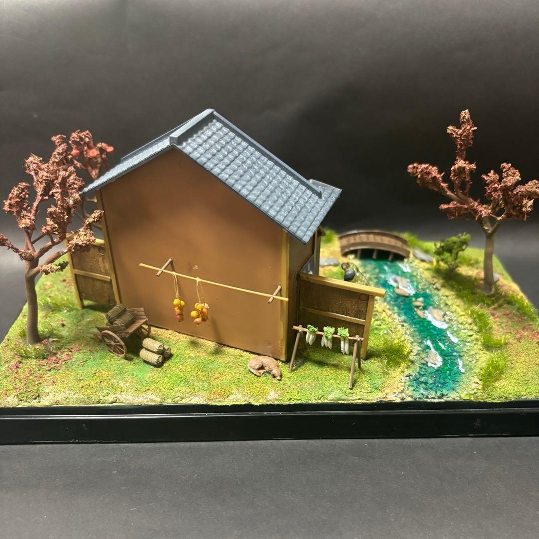 マイクロエース　風物詩　そば屋　完成品　ジオラマ