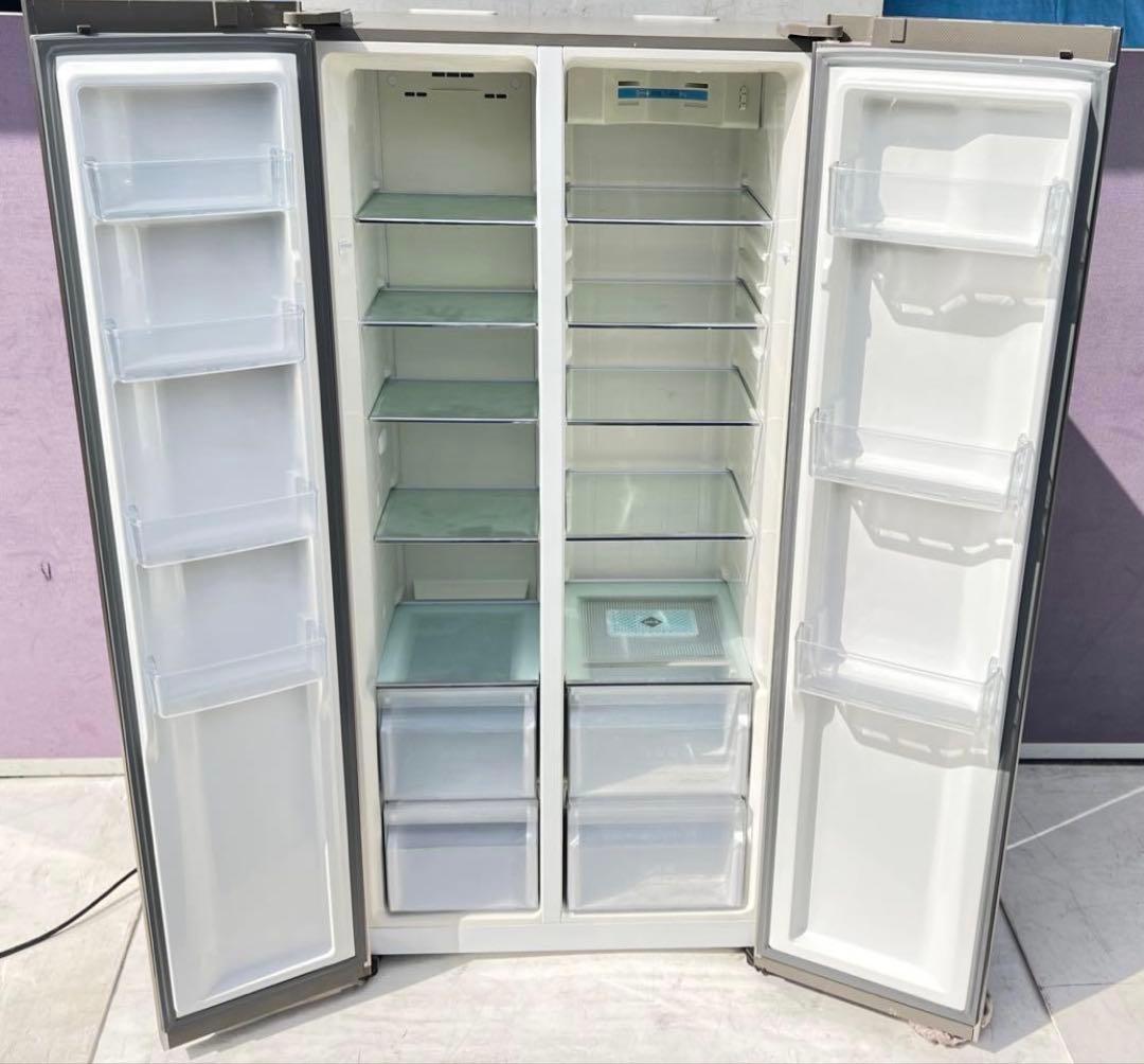 AQUA ノンフロン冷凍冷蔵庫 AQR-SBS45H (S) 2019 年