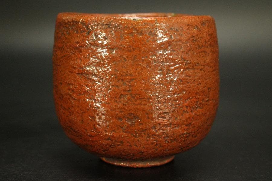 茶道具 赤楽茶碗 野点 時代物(A806)