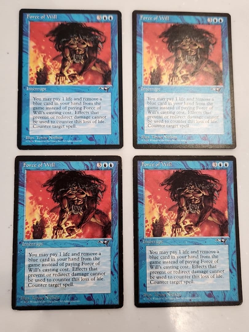 Force of Will 英語 ALL 4枚