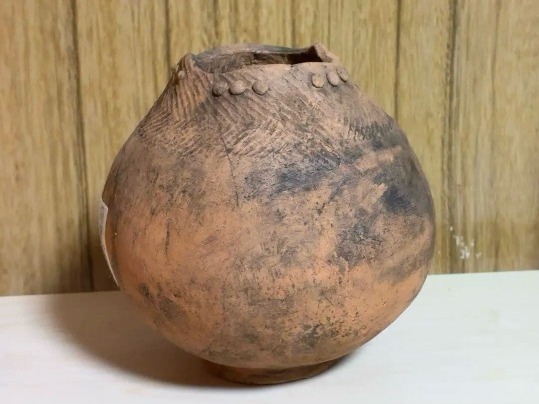 弥生土器　発掘品　出土品　骨董　アンティーク　置物　飾り物　土器　弥生時代