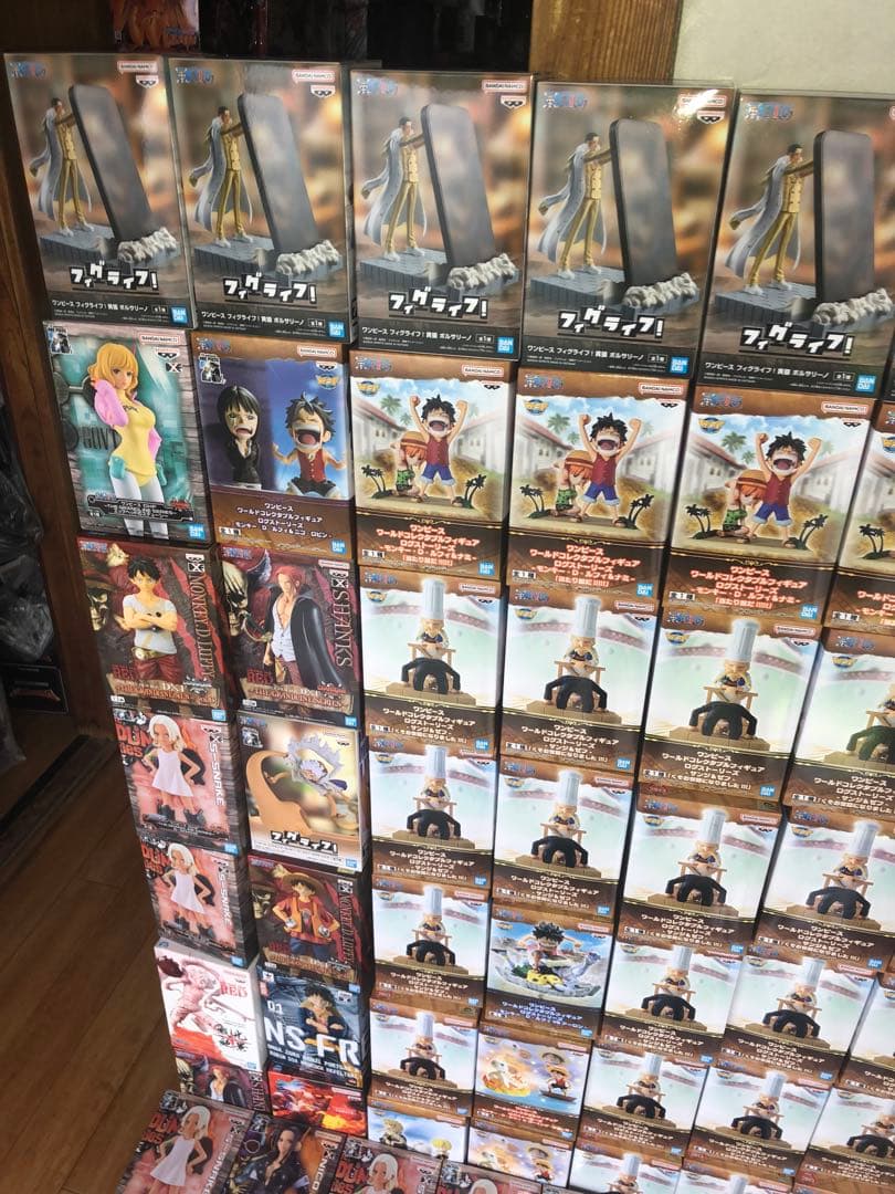 ワンピース　フィギュア　ワーコレ　Sスネーク　黄猿　フィグライフ　ニカ　98個