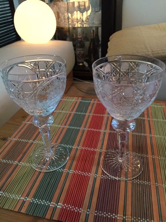 マイセンアンティーククリスタルペア