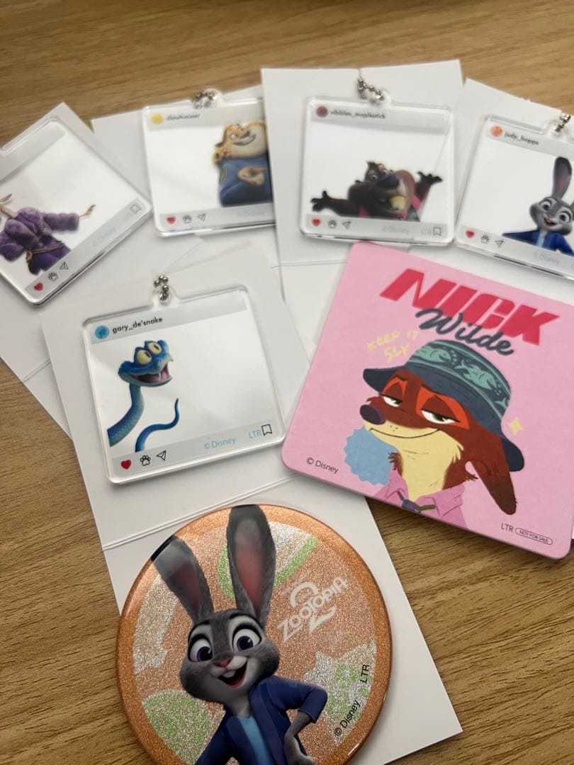 ズートピア カフェ　キャラクターグッズ 7点セット（ニック）