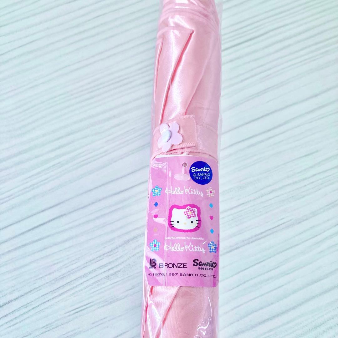❤️新品未使用！レトロ ハローキティ 長傘 日傘 雨傘 レース 大人用 激レア
