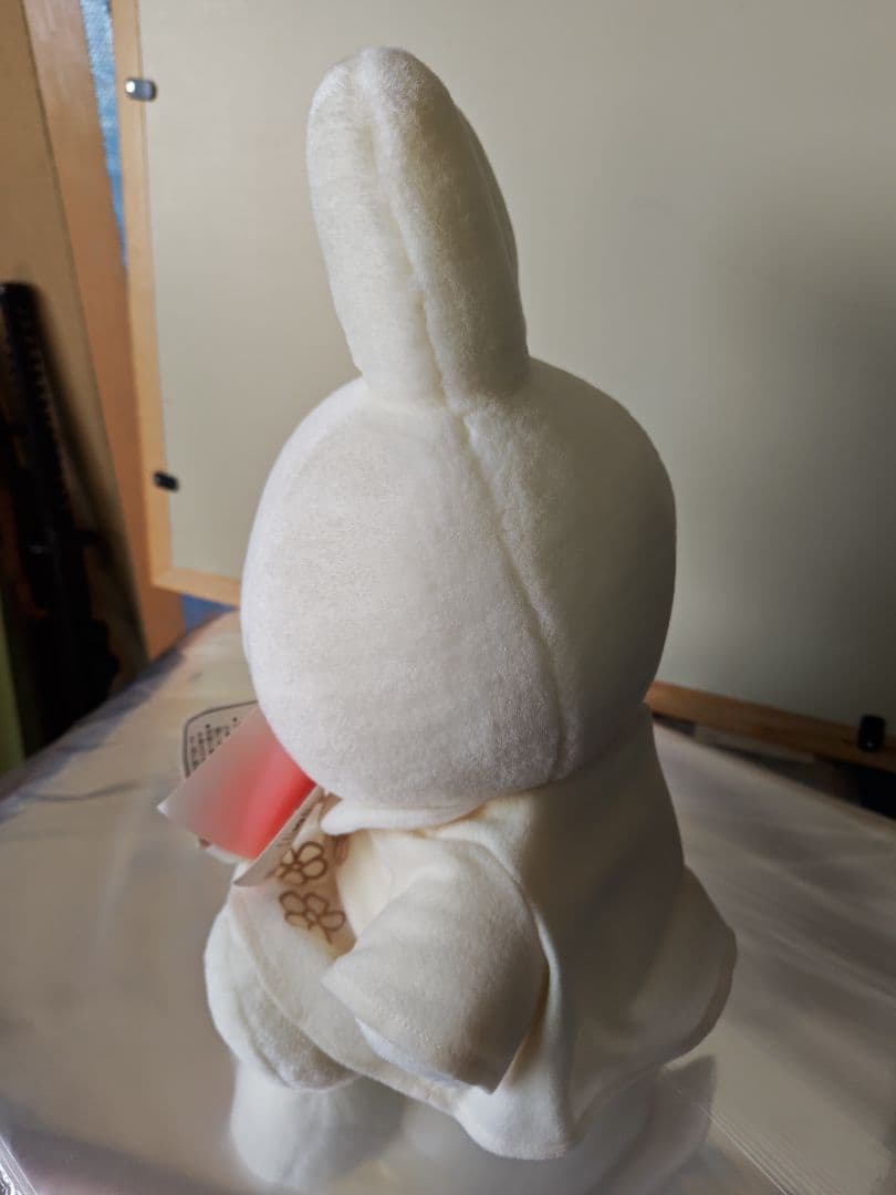 miffy whiteシリーズ ミッフィー 花柄ドレスM ぬいぐるみ 値下げなし