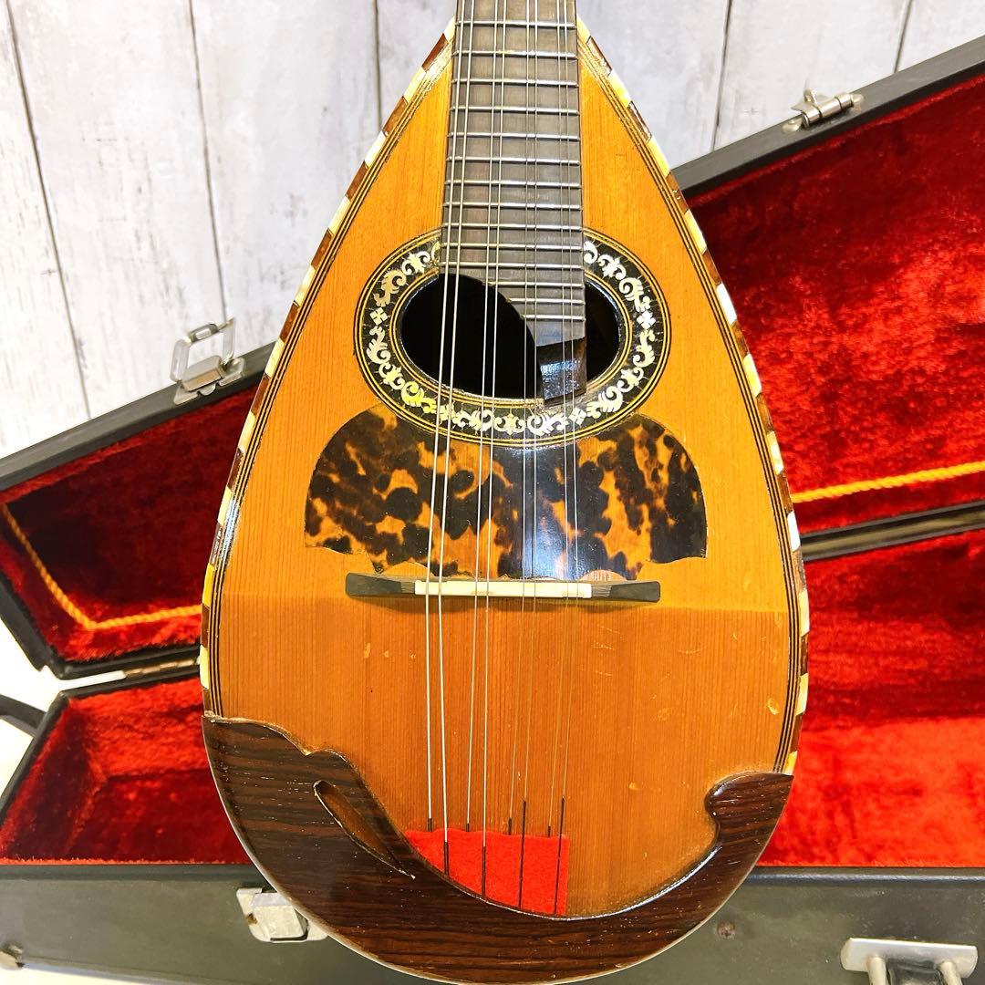 希少NAPOLI マンドリン 1890年代　インレイ　ARTURO FARINI