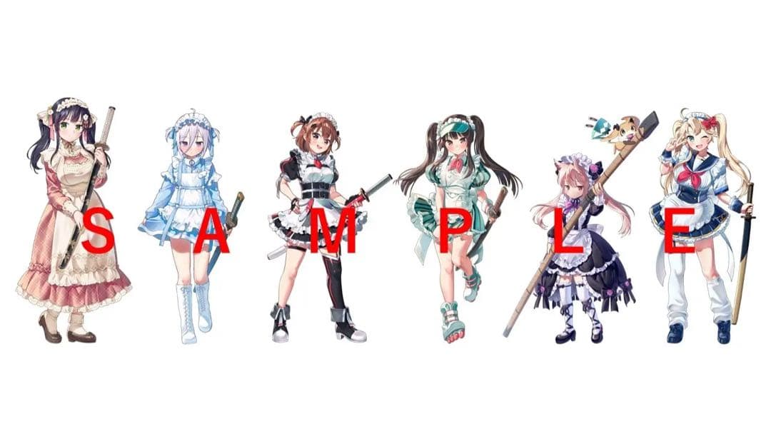 刀使ノ巫女展　アクリルスタンド　霧崎秀征　描きおろしイラスト　メイド　全種セット