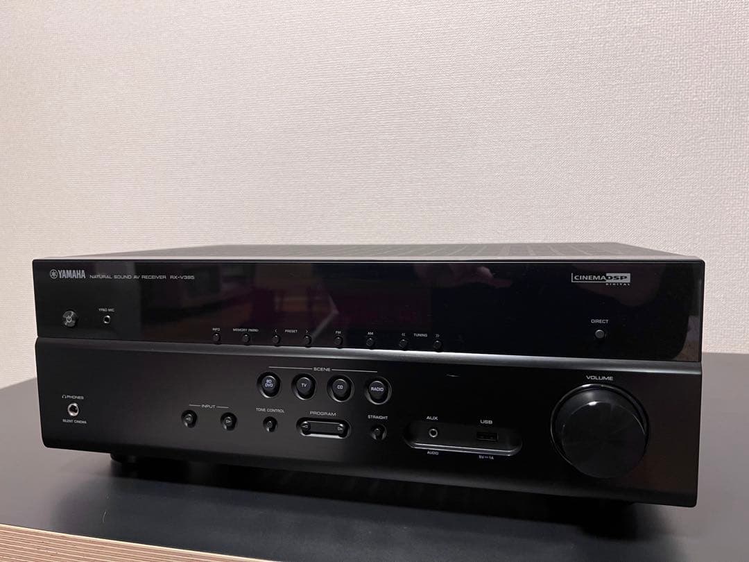 美品 YAMAHA RX-V385 他5.1ch 純正スピーカーセット +付属品