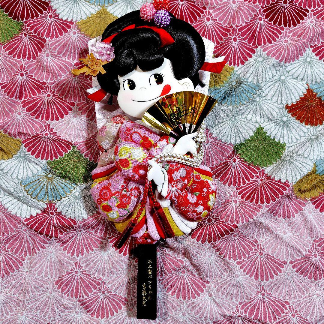 ペコちゃん　羽子板　不二家　吉徳　ペコ