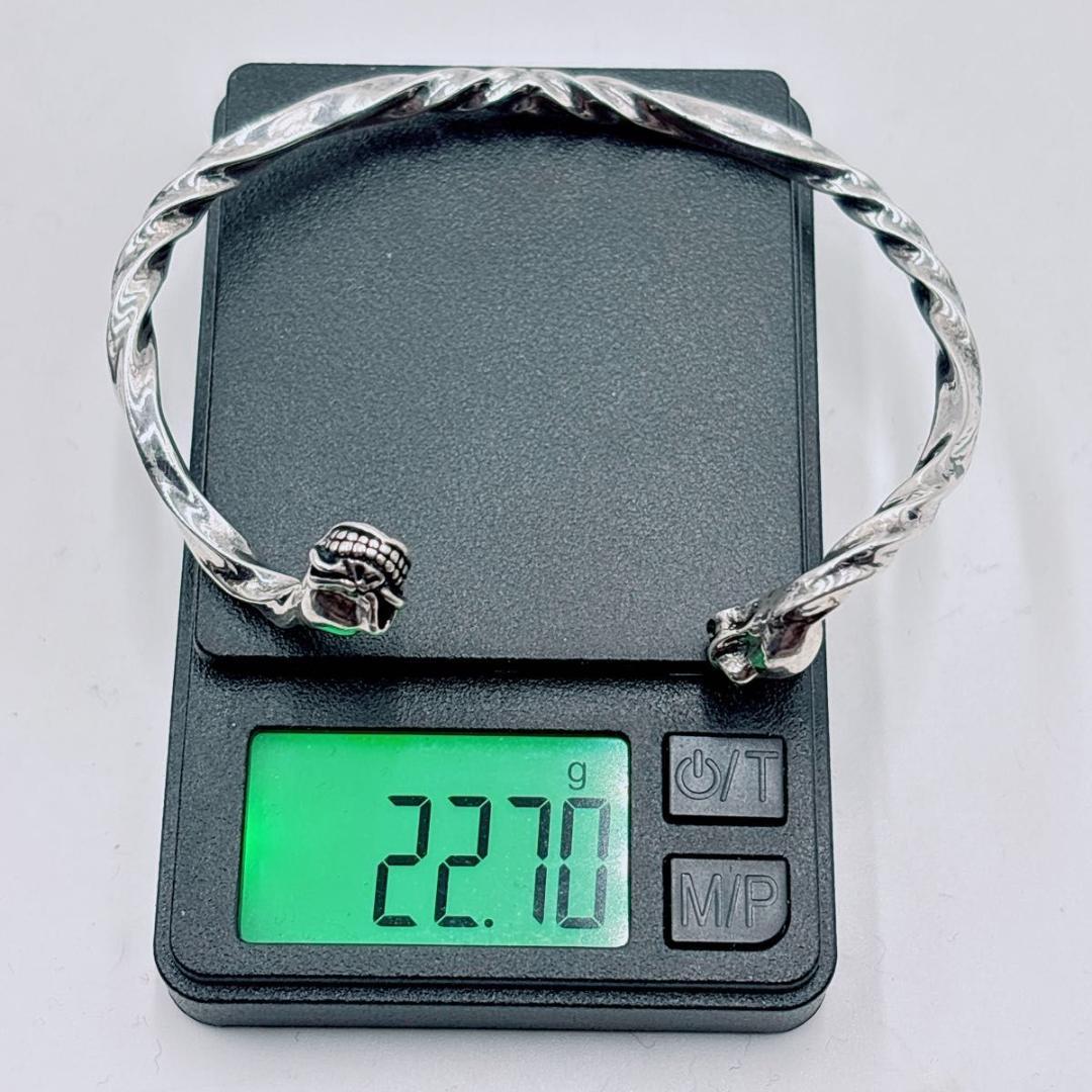 希少　スターリンギア ツイステッド バングル　シルバー925