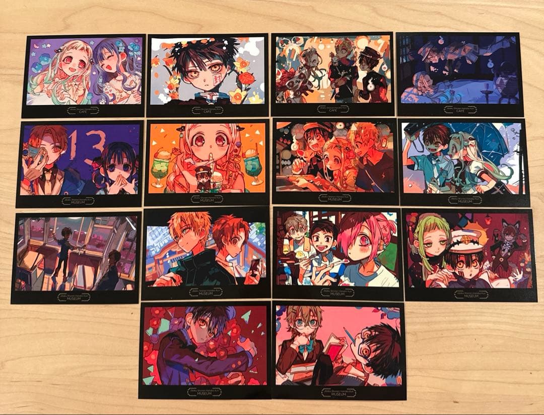 地縛少年花子くん ミュージアム カフェ 特典 フォトカード コンプリート セット