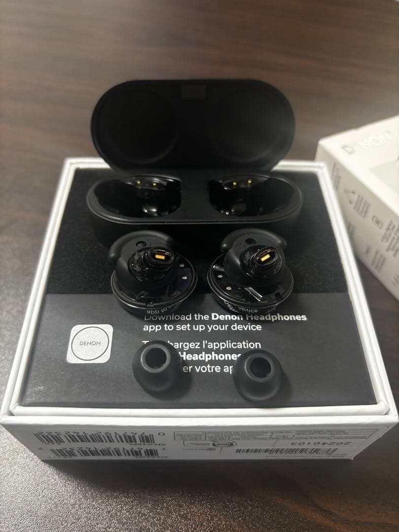 DENON PerL Pro ワイヤレスイヤホン ブラック