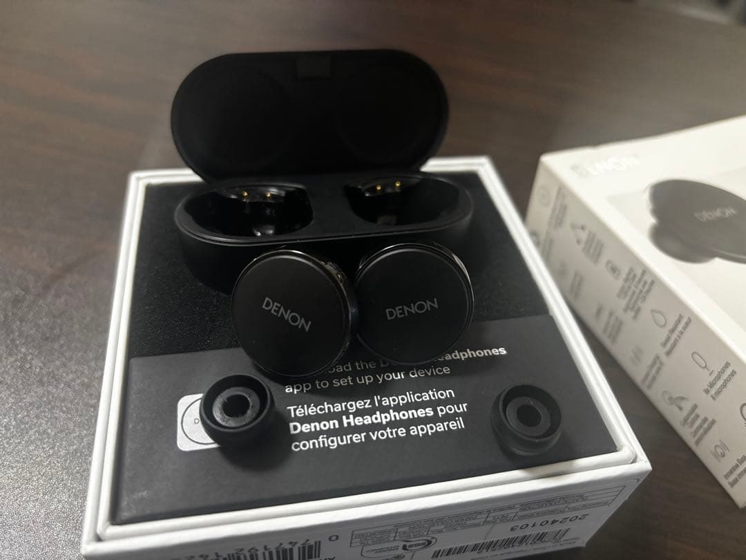 DENON PerL Pro ワイヤレスイヤホン ブラック