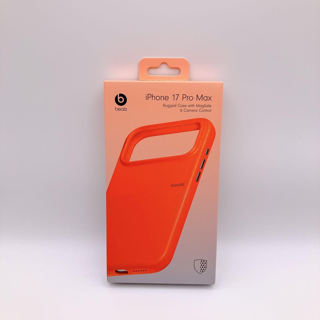 iPhone 17 Pro Max 専用Beatsオレンジハードケース